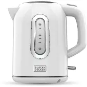 Black & Decker BXKE2204E -vedenkeitin, 1,7 l, 2200 W, valkoinen