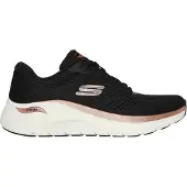 SKECHERS for woman. 150067 Shoes Arch Fit 2.0 Glow The Distance black (37), Flat, Laces, Casual, Sport, Multisport