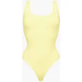 Cfab Muotoileva body 'Low Back - Body' vaaleankeltainen