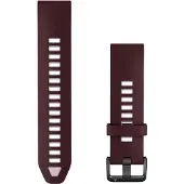 Garmin Fenix 9 Pro Quickfit 20mm viininpunainen silikoniranneke 010-14506-02