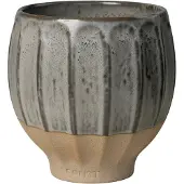 ERNST ruukku Harmaa-luonnollinen, Ø14x14 cm