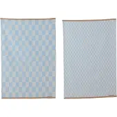 Mette Ditmer Mini-Max keittiöpyyhe 2-pack Blue (sininen), 50x70 cm