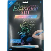 Kärkkäinen Rainbow fairy A4 raaputustaidesetti