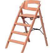 Kaos Klapp Syöttötuoli Recycled + Turvakaari & Tarjotin, Terracotta Pink/Terracotta Pink
