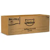 Whiskas 84x85 g 1+ Adult siipikarjaruoat hyytelössä kissanruoka