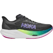 Hoka One One Rocket X 3 Black Green AW26 Unisex Running Shoes, Size EU 42