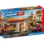 Playmobil Fire Quad With Burger Shop - Multi/patterned - ONE SIZE