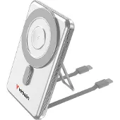 Verbatim – Charge 'n' Go 2C Power Bank Magnetic Wireless 5000mAh Silver (32276)