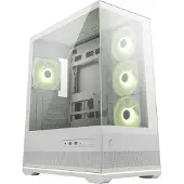 MSI MAG PANO 110R PZ WHITE, Midi Tower, PC, Valkoinen, ATX, mikro ATX, Mini-ATX, Karkaistu lasi, Pelaaminen (306-7G28W21-JA4)