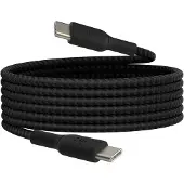 Belkin BOOSTCHARGE USB-C to USB-C 60W Cable 2.0m Braided Black