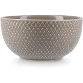 Lyngby Porcelæn Rhombe Earth skål 13 cm, clay