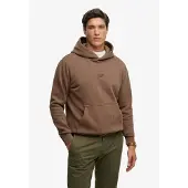 Superdry for man. M2014442A Brown Micro Logo hoodie (XL), Casual, Cotton