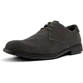 Camper for man. 18552-086 Leather Shoes 1913 dark grey (40), Flat, Laces, Casual