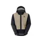 SCOTT Vertic 2.5L vedenpitävä takki musta/portobello beige miehet