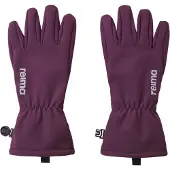 Reima Kids' Softshell Gloves Tehden Deep Purple Arkikäsineet 6