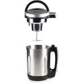 Domo lämmitetty tehosekoitin – harmaa – 2,2 L – 7 ohjelmaa – 1000 wattia – DO716BL