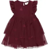 The New Tnstvonda S_L Mesh Dress - Burgundy - 86