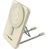Verbatim 5000mAh Charge 'n' Go, varavirtalähde telineellä, Magsafe, 2x USB-C PD, kulta