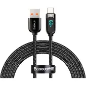 Baseus Display USB do USB-C, 66W, 1m (czarny)