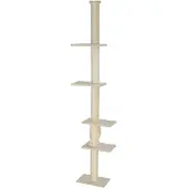 Aosom Kissan raapimispuu PawHut 42,5x26,5x275cm, kerma