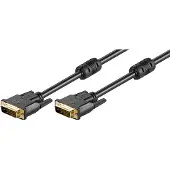Goobay DVI-D DL - 1.8m - Musta