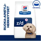 Hill's Pet Nutrition - z/d Food Sensitivities Skin Care Mini Original - Dry Dog Food 1 kg - Koirat - Koiranruoka - Eläinlääkärikuivaruoka koiralle