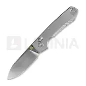 Vosteed Raccoon TiSlim Crossbar - Satin - Titanium kääntöveitsi, harmaa