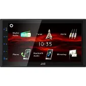 JVC KW-M180DBT, Musta, 180 W, 45 W, 20 - 20000 Hz, 4 Ω, AAC, FLAC, MP3, WAV, WMA (KWM080DBT)