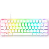 Razer Huntsman V3 Pro Mini, 60%, Langallinen, USB, Optinen näppäinkytkin, RGB LED, Valkoinen
