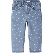 Name it Nmfbella Mom Shaped Jeans 3555-On Noos - Blue - 98