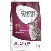 Concept for Life 3kg All Cats 10+ - Paranneltu resepti kuivaruoka