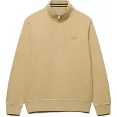 Superdry for man. M2014700A Essential Serif Logo Half beige half-zip sweatshirt (M), Casual, Cotton