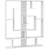 ProMotion Vapaa seisova hylly 125x22x150cm, valkoinen
