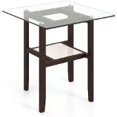 ProMotion Sivupöytä 61x61x62cm, ruskea väri