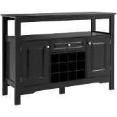 ProMotion Keittiökaappi 117x40,5x85,5cm, musta väri