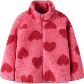 Name it Välikausitakki 'NMFMonica' vaalea pinkki / tummanpunainen