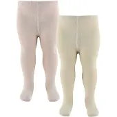 Minymo Stocking W.pointelle (2-Pack) - Beige - 128\134