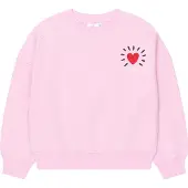The New Tnvecious Os Sweatshirt - Pink - 110/116