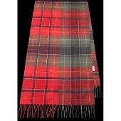 Barbour Serena Tartan Scarf - Red - ONE SIZE