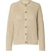 Selected Neuletakki 'SLWOLGA' beige