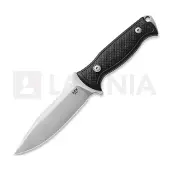 MKM Knives Delta - G10 veitsi, musta