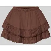 Gina Tricot Frill Skirt - Brown - S