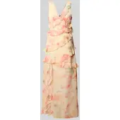 Gina Tricot Frill Maxi Dress - Cream - 40