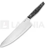 MKM Knives Gyuto - Takefu Damascus - Dark Matter CF keittiöveitsi