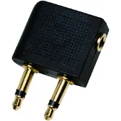 Logilink - Fly-audioadapter - mono-ministik han til mini-phone stereo 3.5 mm hun - 90° stikforbindelse (pakke med 1000)