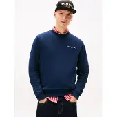 Tommy Hilfiger Tjm Reg Linear Crew Ext - Navy - L