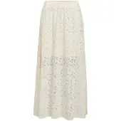Object Objbianca Mw Lo Long Skirt Noos - White - XS