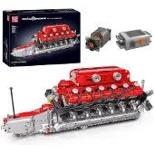 Mould King 10169 – Moottori V12