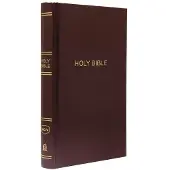 Thomas Nelson NKJV, Pew Bible, Hardcover, Burgundy, Red Letter, Comfort Print: Holy Bible, New King James Version