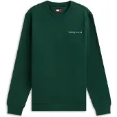 Tommy Hilfiger Neulepaita 'LINEAR' smaragdi / valkoinen